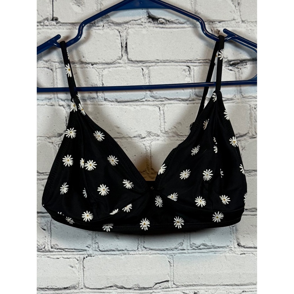 Daisy Print Bralette Bikini Top Cute‎ Summer Beach Swim Top